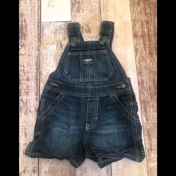 oshkosh b'gosh jean short‎ overalls size 2T - Picture 1 of 5